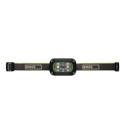 Перезаряжаемый налобный светодиодный фонарь LED/USB, IP43, 800 мА·ч