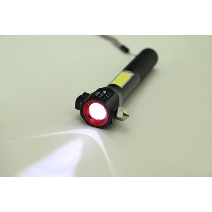 Перезаряжаемый светодиодный фонарь LED/3W/5V 200 lm 1200 mAh
