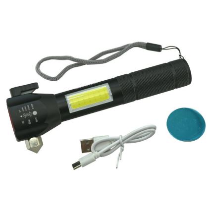 Перезаряжаемый светодиодный фонарь LED/3W/5V 200 lm 1200 mAh