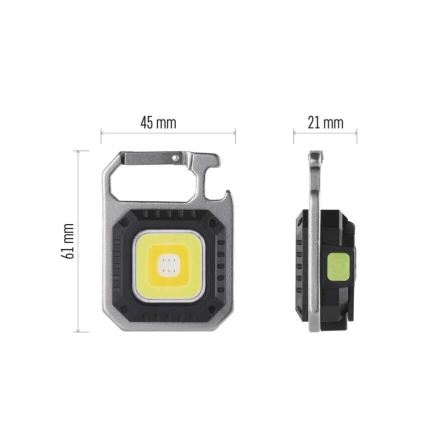 Перезаряжаемый светодиодный фонарь LED/USB/3,7 В IP44 750 лм 400 мА·ч