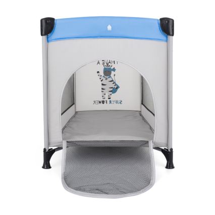 PETITE&MARS - Детская дорожная кроватка KOOT Zebra Super Power