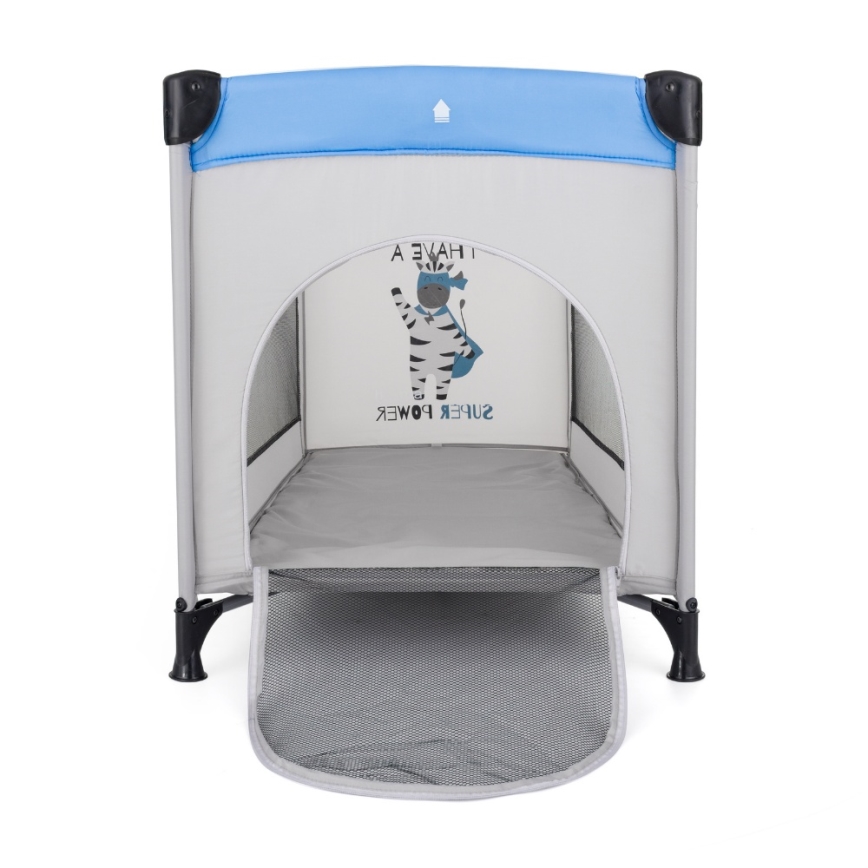 PETITE&MARS - Детская дорожная кроватка KOOT Zebra Super Power