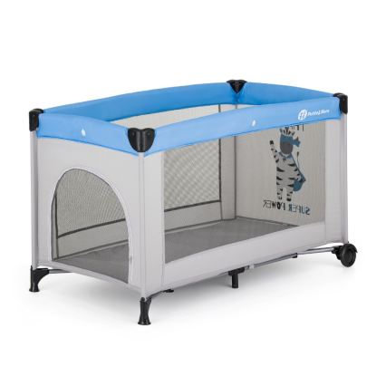 PETITE&MARS - Детская дорожная кроватка KOOT Zebra Super Power