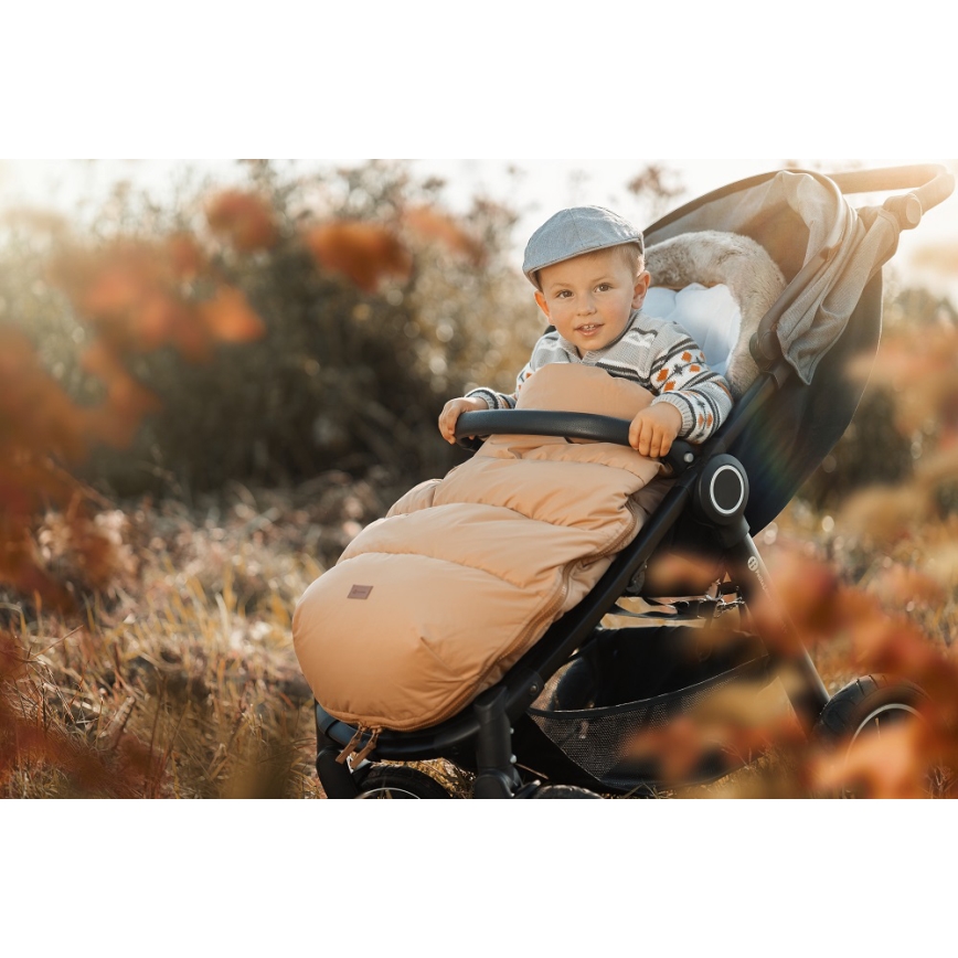 PETITE&MARS - Детское зимнее одеяло-конверт 4в1 COMFY Elegant Caramel/Beige коричневый