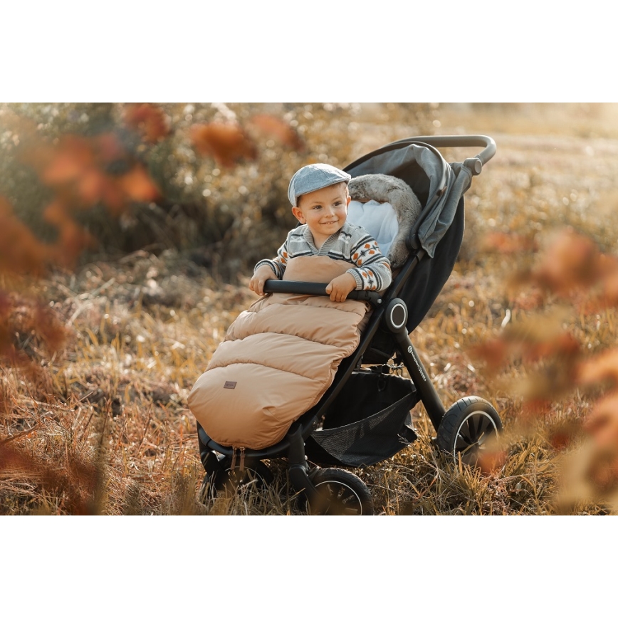 PETITE&MARS - Детское зимнее одеяло-конверт 4в1 COMFY Elegant Caramel/Beige коричневый