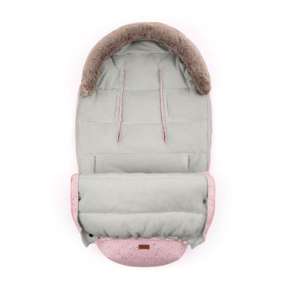 PETITE&MARS - Детское зимнее одеяло-конверт 4в1 COMFY Glossy Princess/Grey розовый