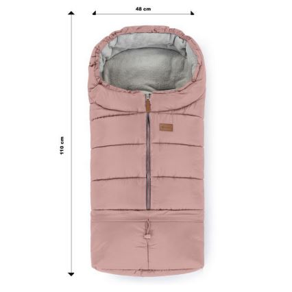 PETITE&MARS - Дитяча зимова ковдра-конверт 3в1 JIBOT рожевий