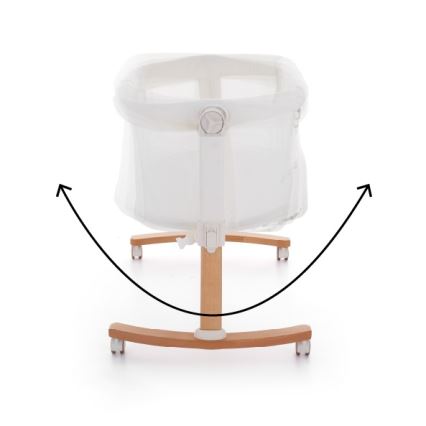 PETITE&MARS - Дитяче ліжечко 2в1 GLORY сірий