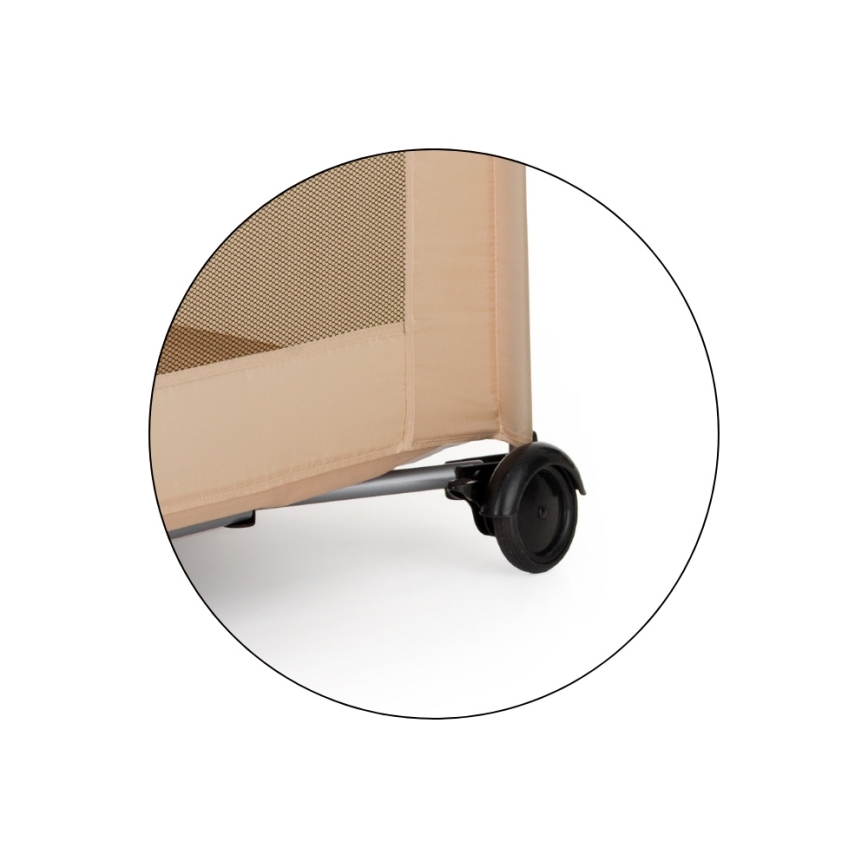 PETITE&MARS - Дитяче подорожнє ліжечко NYJA Urban Jungle Sand