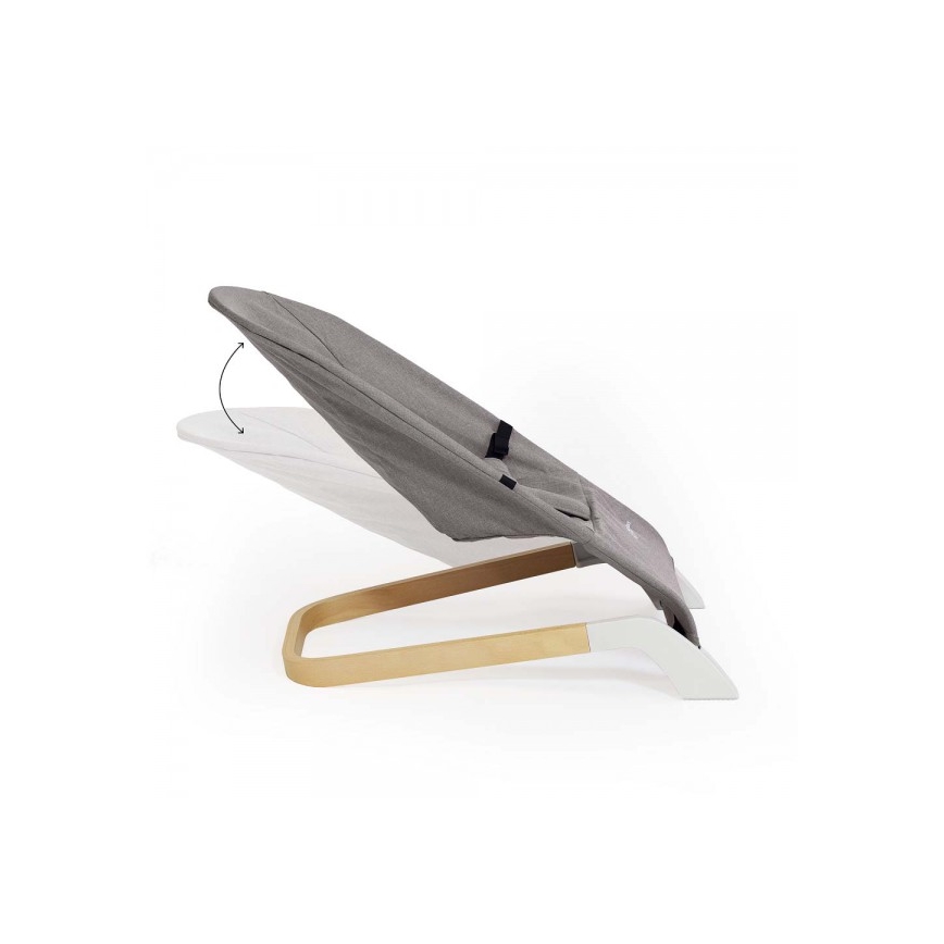 PETITE&MARS - Дитяче крісло-шезлонг CALMY сірий