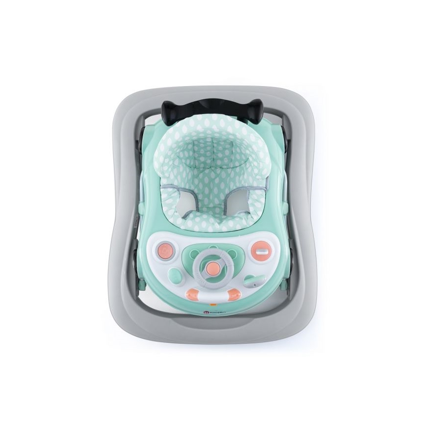 PETITE&MARS - Дитячі ходунки з мелодією CABRIO 2xAA mint