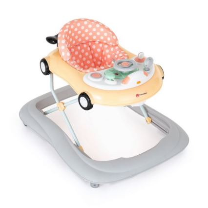 PETITE&MARS - Дитячі ходунки з мелодією CABRIO 2xAA помаранчевий