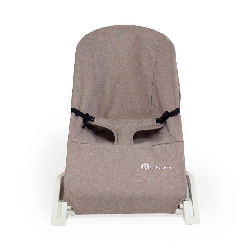 PETITE&MARS - Дитячий шезлонг CALMY коричневий