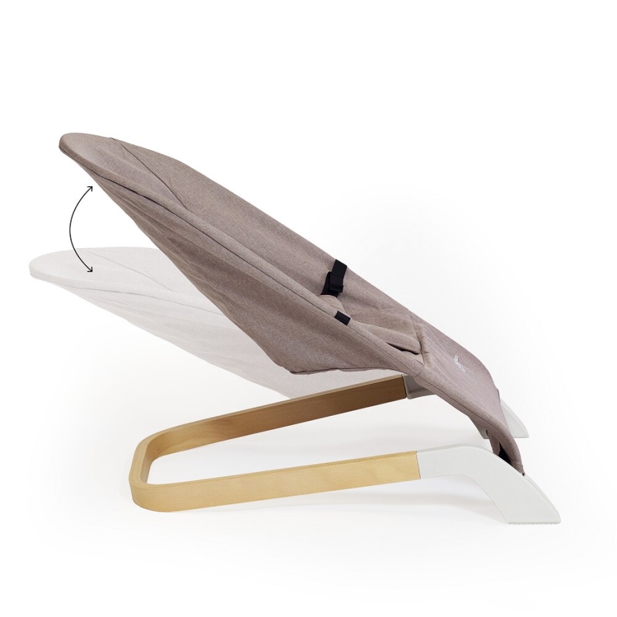 PETITE&MARS - Дитячий шезлонг CALMY коричневий