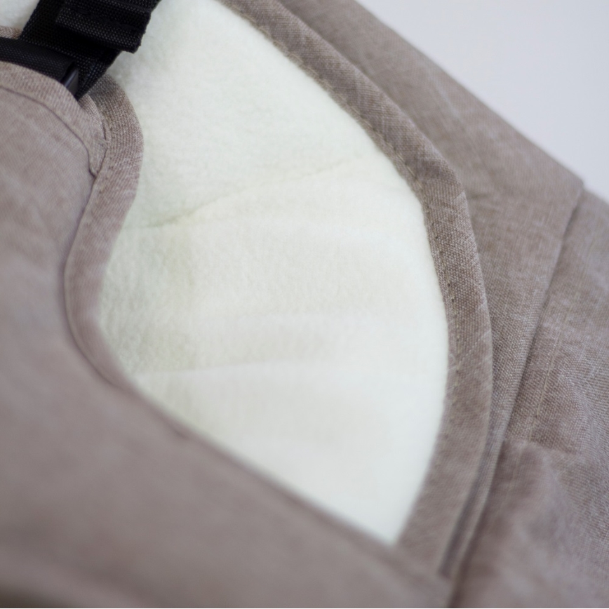 PETITE&MARS - Дитячий шезлонг CALMY коричневий