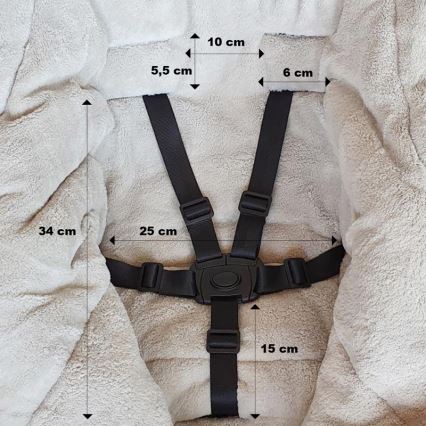 PETITE&MARS - НАБІР Дитячий конверт 3в1 JIBOT + рукавички для коляски JASIE зелений