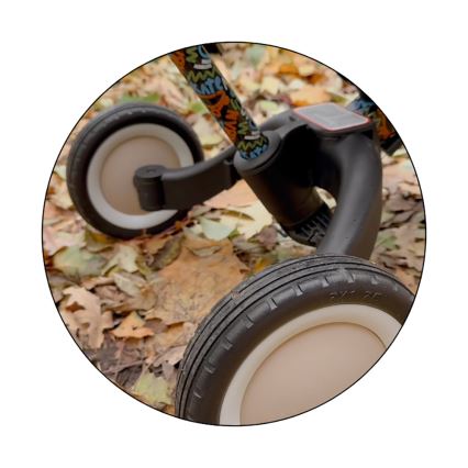 PETITE&MARS - Дитячий триколісний велосипед 5 в 1 TURBO LIMITED City Beat