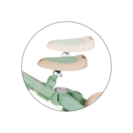 ПЕТІТЕ&МАРС - Дитячий триколісний велосипед 5-в-1 ТУРБО ЛІМІТЕД Зелений Твіст