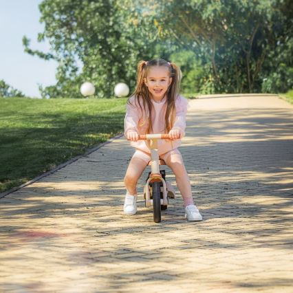 PETITE&MARS - Дитячий триколісний велосипед 5 в 1 TURBO PLUS Desert Sand