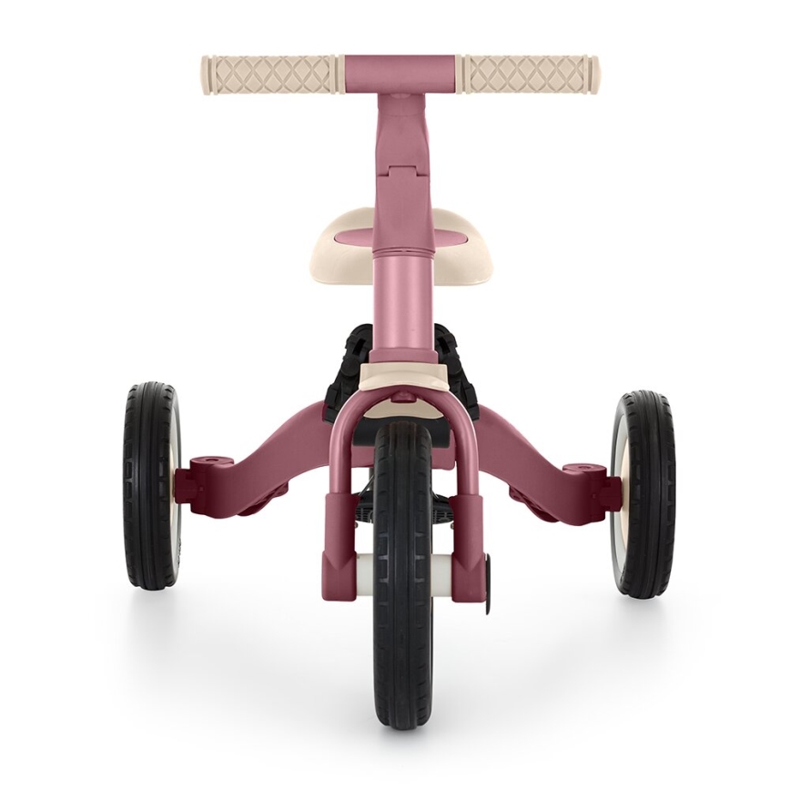 PETITE&MARS - Дитячий триколісний велосипед 5в1 TURBO Dusty Rose