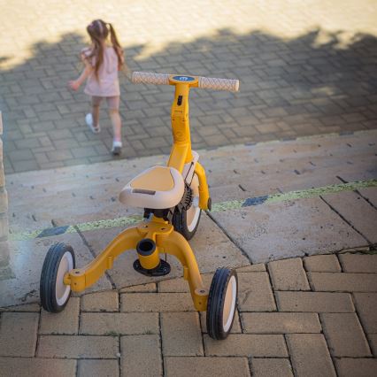 PETITE&MARS - Дитячий триколісний велосипед 5в1 TURBO Intense Ochre