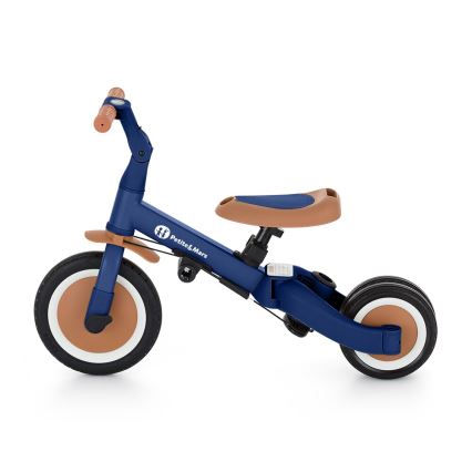 PETITE&MARS - Дитячий триколісний велосипед 5в1 TURBO Enigmatic Blue