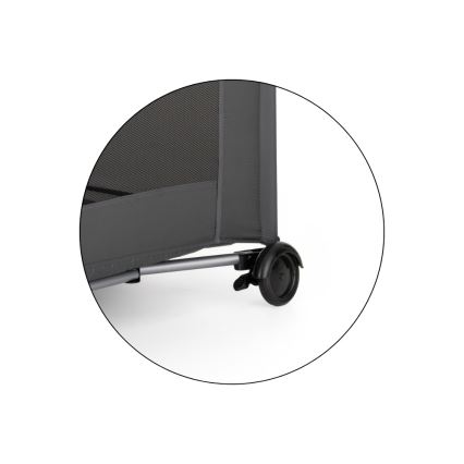 PETITE&MARS - дорожнє ліжечко NYJA Urban Jungle Charcoal