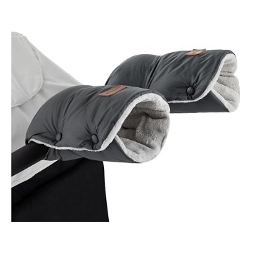 PETITE&MARS - Муфти (рукавички) на візочок JASIE сірий