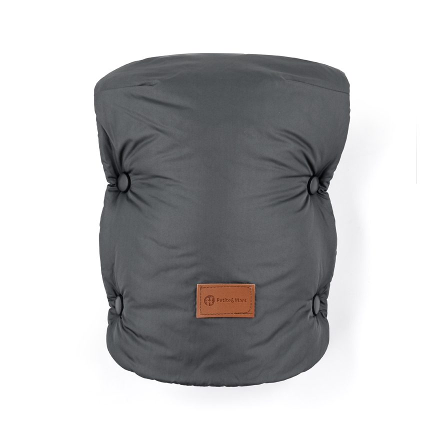 PETITE&MARS - Муфти (рукавички) на візочок JASIE сірий