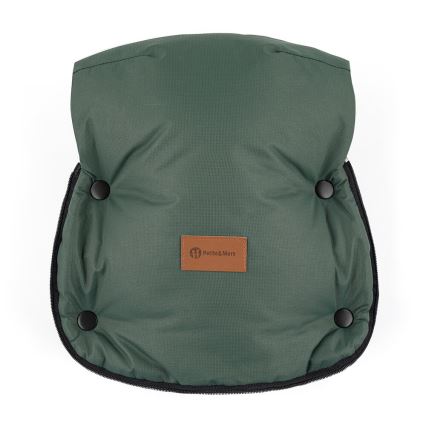 PETITE&MARS - НАБІР Дитяча зимова ковдра-конверт ARCTIC + рукавиці для коляски FURRY Veritable Khaki