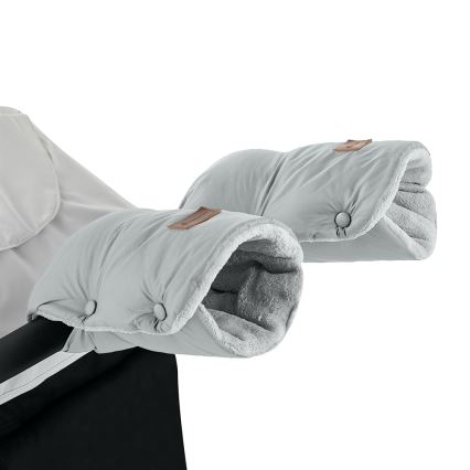 PETITE&MARS - НАБІР дитячий конверт 3 в 1 JIBOT + рукавники для коляски JASIE світло-сірий