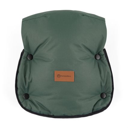 PETITE&MARS - НАБІР Дитячий конверт 4в1 COMFY + муфти для коляски FURRY хакі