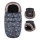 PETITE&MARS - НАБІР Дитячий конверт 4в1 COMFY Stylish Beauty + муфти для коляски FURRY Forever Black