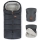 PETITE&MARS - НАБОР Детское зимнее одеяло-конверт 3в1 JIBOT + рукавицы для коляски JASIE серый