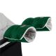PETITE&MARS - НАБОР Детское зимнее одеяло-конверт 3в1 JIBOT + рукавицы для коляски зеленый