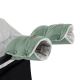 PETITE&MARS - НАБІР Дитяча зимова ковдра-конверт 3в1 JIBOT + Муфти (рукавички) на візочок JASIE зелений