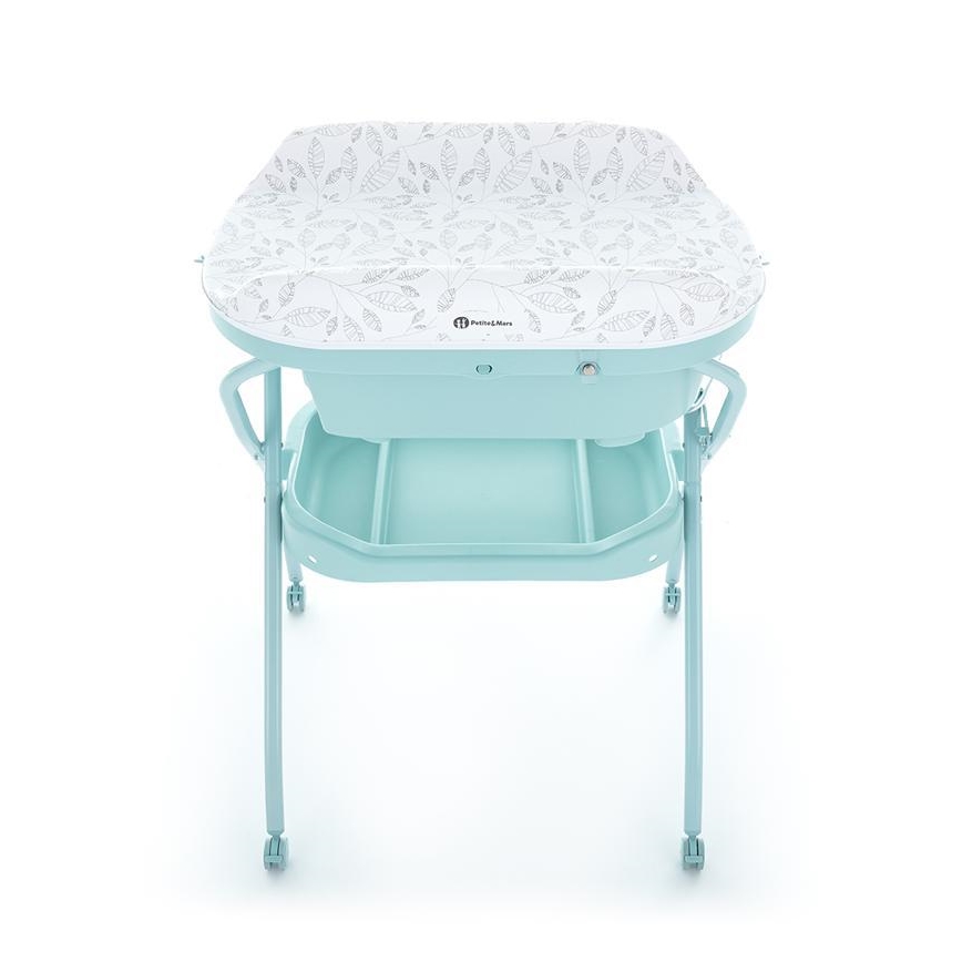PETITE&MARS - Пеленальний столик з ванночкою SPA 3в1 м'ятний