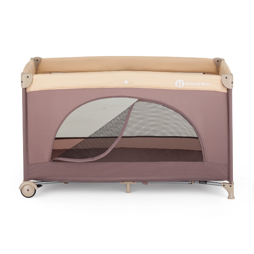 PETITE&MARS - Подорожнє дитяче ліжечко NYJA Elegant Dreamlines Mocha