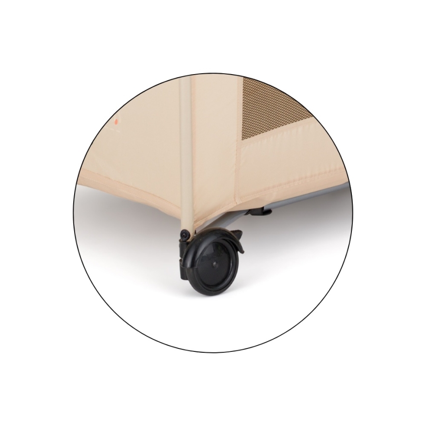 PETITE&MARS - Подорожнє ліжечко KOOT Tiger Super Hero