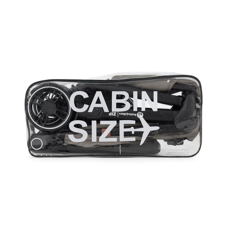 ПЕТІТЕ&МАРС - прогулянкова коляска ЗІП кремово-какаовий