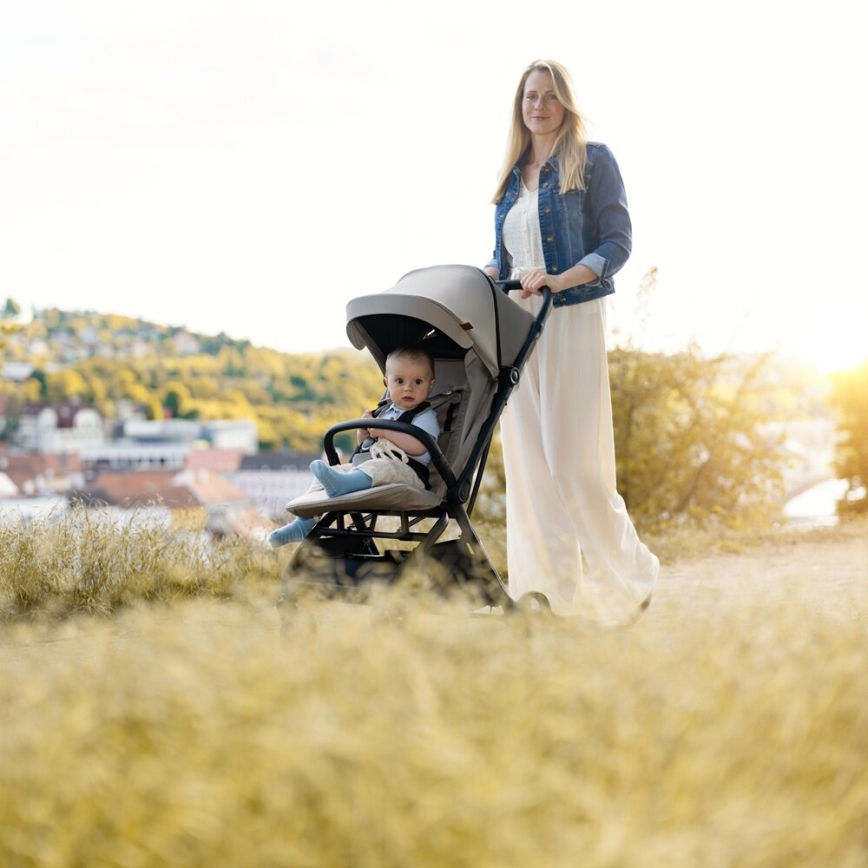 PETITE&MARS - Прогулочная коляска FLIP Платиново-серый