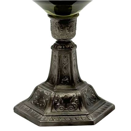 Гасова лампа KRASOMÍRA 42 см лісовий зелений