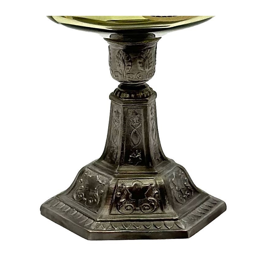 Гасова лампа LUDMILA 42 см лісно-зелена