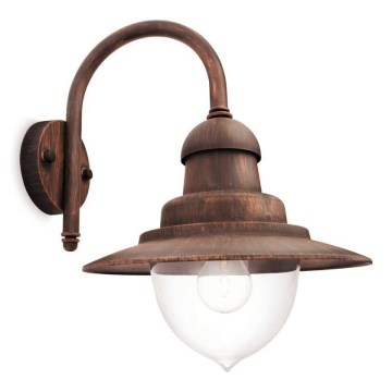 Philips 01652/06/PN - Наружный настенный светильник MYGARDEN RAINDROP 1xE27/53W/230V IP44