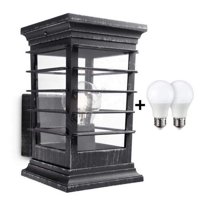 Philips 15280/54/PN - Уличный светодиодный настенный светильник MyGarden PATIO 1xE27/60W/230V IP44