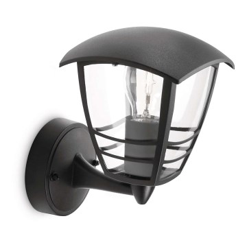 Philips 15380/30/16 - Зовнішній настінний світильник MYGARDEN CREEK 1xE27/60W/230V IP44