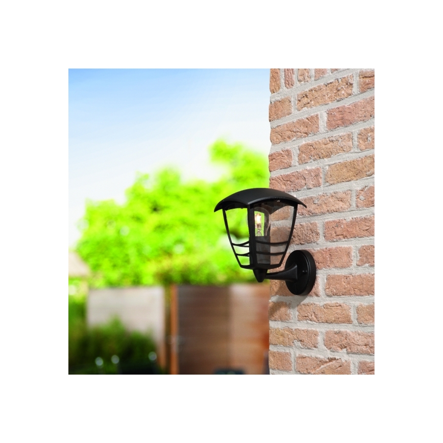 Philips 15380/30/16 - Зовнішній настінний світильник MYGARDEN CREEK 1xE27/60W/230V IP44