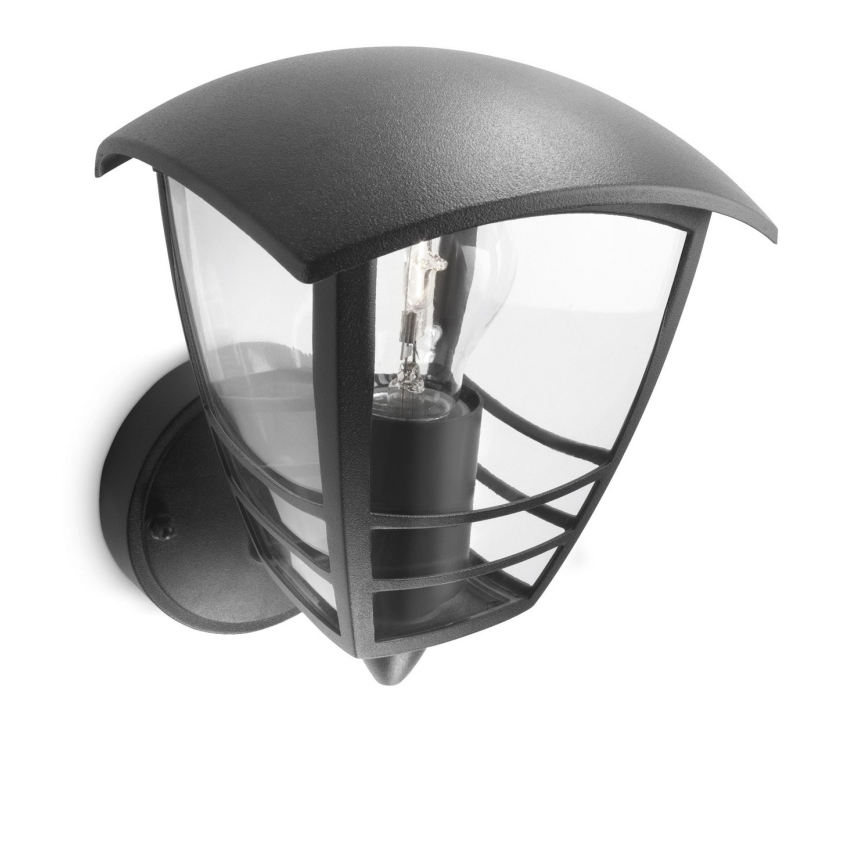 Philips 15380/30/16 - Зовнішній настінний світильник MYGARDEN CREEK 1xE27/60W/230V IP44