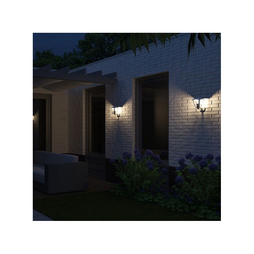 Philips 15380/31/16 - Уличный настенный светильник MYGARDEN CREEK E27/60W/230V IP44