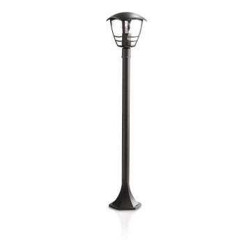 Philips 15383/30/16 - Зовнішній світильник MYGARDEN CREEK 1xE27/60W/230V чорний IP44